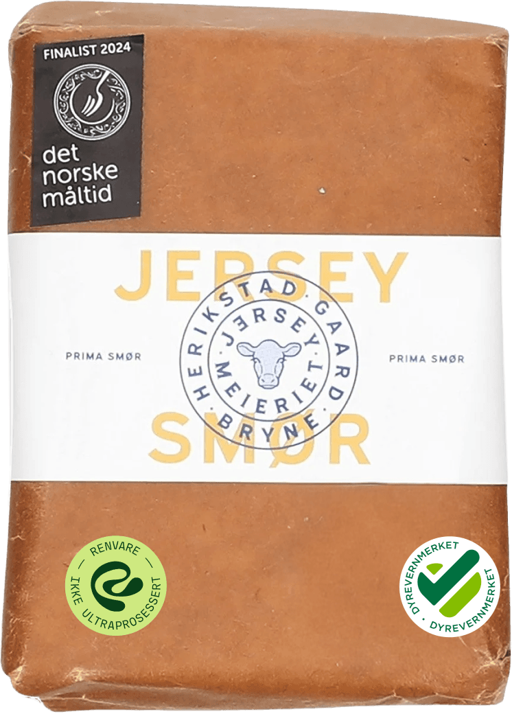 Naturlig smør fra Jersey Meieriet