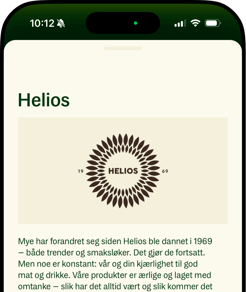Produsentprofil i Frifor-appen