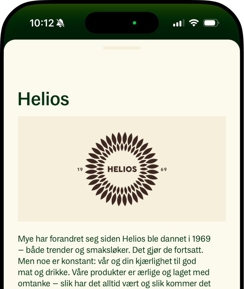 Produsentprofil i Frifor-appen